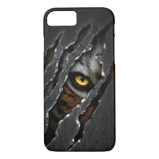 Luxury Tiger Eyes iPhone Case  (Back)