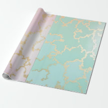 Luxury Trendy Blush Pink Soft Mint Gold Collection