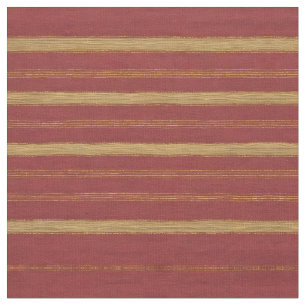Luxury Trendy Burgundy Gold Linen Collection Fabric