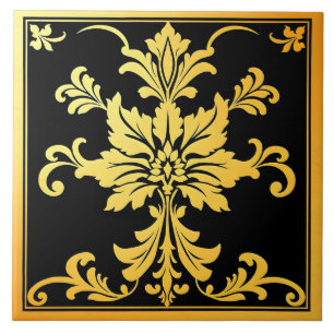 Luxury Trendy Elegant Floral Collection Tile