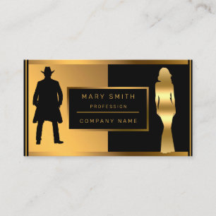 Luxury Trendy Fashion Add Your Text Business Card