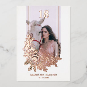 Luxury Trendy Floral Birthday Party Photo