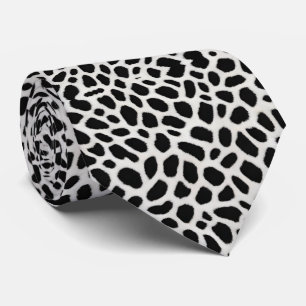 Luxury Trendy White Leopard Elegant Collection Tie