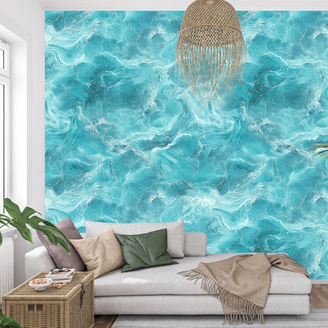 Luxury Turquoise Marble Texture Wallpaper (Luxury Turquoise Marble Texture Wallpaper)