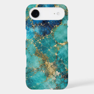 Luxury Turquoise Stone with Elegant Gold Veins