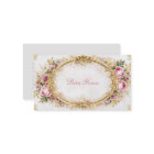 Luxury Victorian Ornate Gold Oval Frame Blush Rose
