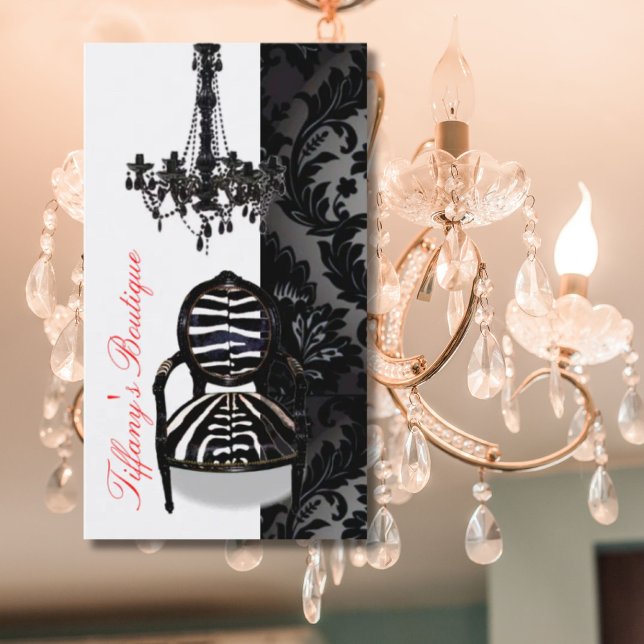 Luxury Vintage Chandelier Boutique Business Cards (Luxury Vintage Chandelier Boutique Business Cards)