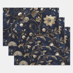 Luxury Vintage Elegant Wrapping Paper Sheet