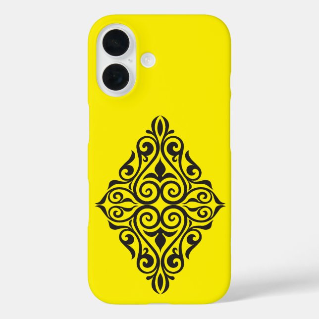 Luxury Vintage Floral Frame Decorative Art Case-Mate iPhone Case (Back)