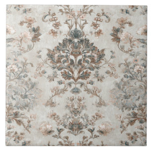 Luxury Vintage Imperial Floral Tile