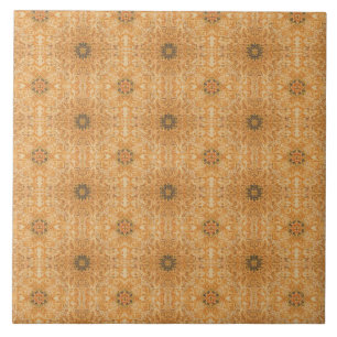 Luxury Vintage Islamic Geometric Sand Terracotta Tile