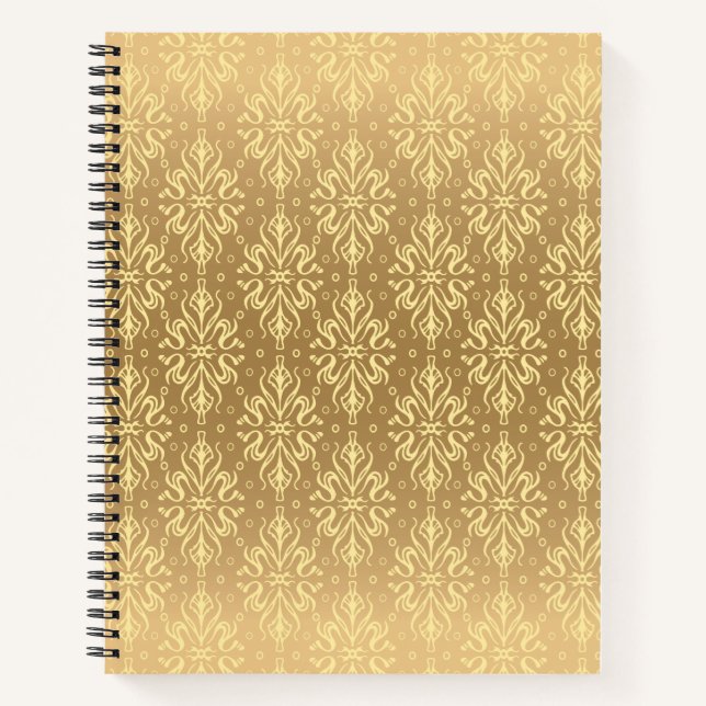 Luxury Vintage Pattern 2 Notebook (Front)
