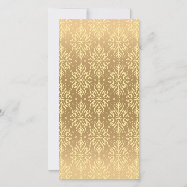 Luxury Vintage Pattern 2 Save The Date (Front)