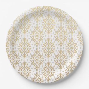 Luxury Vintage Pattern Paper Plate