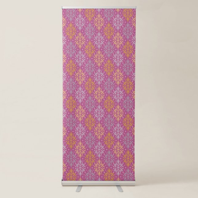 Luxury Vintage Pattern Retractable Banner (Front)