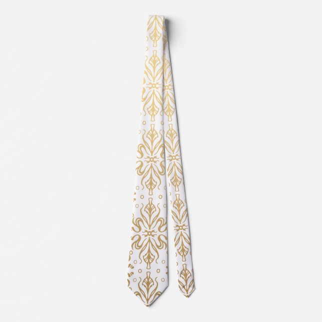 Luxury Vintage Pattern Tie (Front)