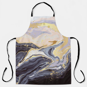 luxury wallpaper. Pink and black marble and gold a Apron