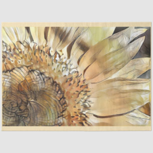 Luxury Watercolor Sunflower Collection Tissue Paper