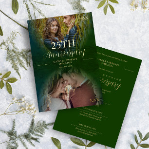 Luxury Wedding Anniversary 2 Photos Overlay Oval