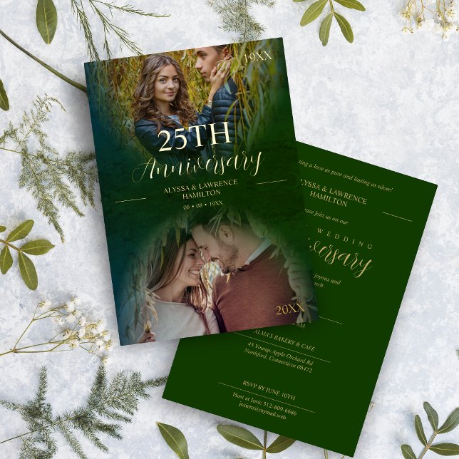 Luxury Wedding Anniversary 2 Photos Overlay Oval (Creator Uploaded)