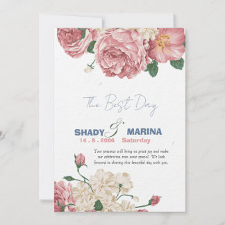 Luxury Wedding Invitation Card