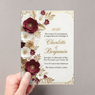 Luxury Wedding Invitation Template