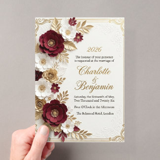 Luxury Wedding Invitation Template