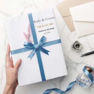 Luxury Wedding Wrap   Custom Matte Paper