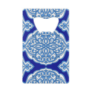 Luxury white-blue, Turkish ornament.