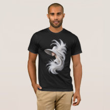 Luxury White Feather Fashion Portrait