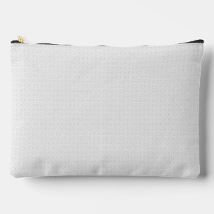 Luxury White Monogram File Folder Set Accessory Pouch