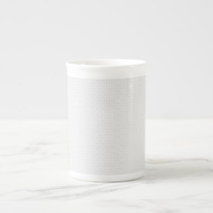 Luxury White Monogram File Folder Set Bone China Mug