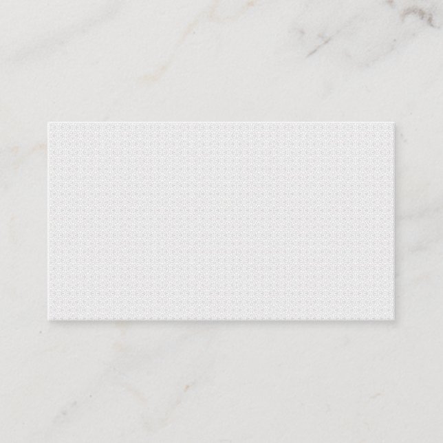 Luxury White Monogram File Folder Set Business Card (Front)