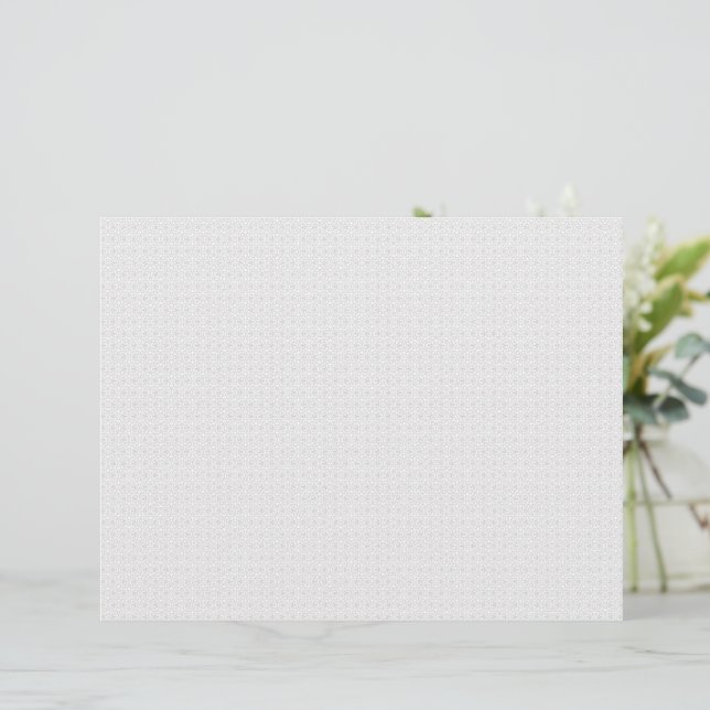 Luxury White Monogram File Folder Set Custom Letterhead (Standing Front)
