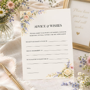 Luxury Wildflower Meadow Advice & Wishes Card