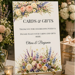 Luxury Wildflower Meadow Wedding  Card