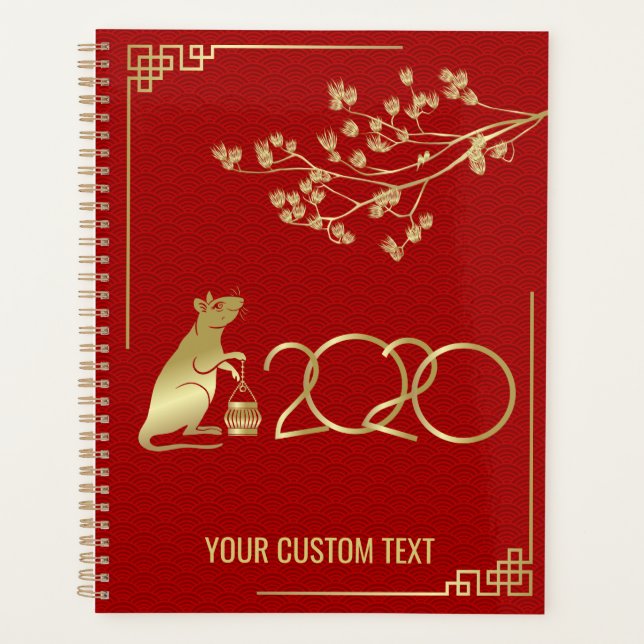 Luxury Year of The Rat - 2020 Planner (Front)