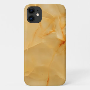 Luxury Yellow Amber Onyx Marble Texture Phone Case