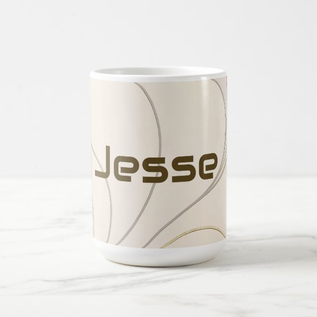 Luxury Yoga Modern Pattern Collection   Coffee Mug (Center)