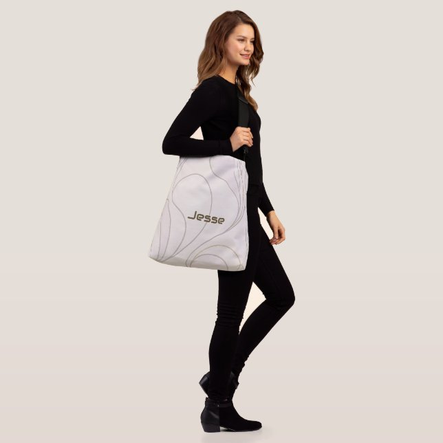 Luxury Yoga Modern Pattern Collection   Crossbody Bag (On Model)
