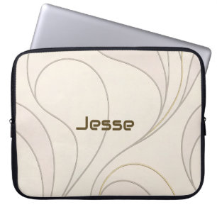 Luxury Yoga Modern Pattern Collection   Laptop Sleeve