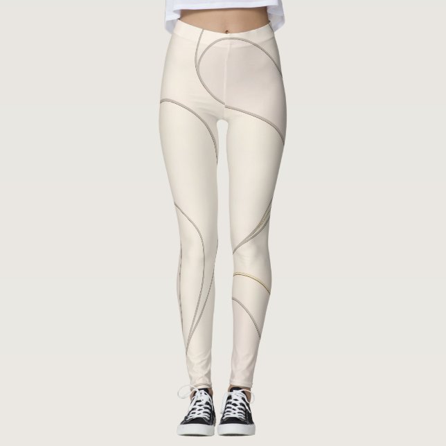 Luxury Yoga Modern Pattern Collection   Leggings (Front)