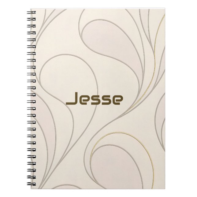 Luxury Yoga Modern Pattern Collection   Notebook (Front)