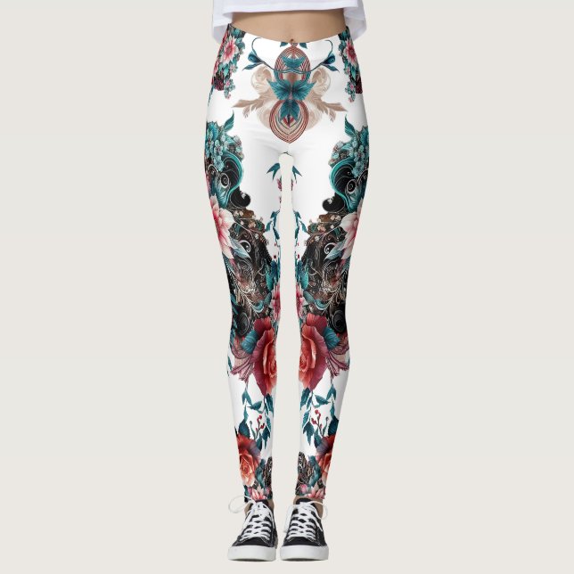 Luxy Floral  Leggings (Front)