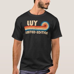 LUY Surname Retro Vintage 80s 90s Birthday Reunion T-Shirt