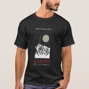 Luzern Lucerne Switzerland Ski T-Shirt