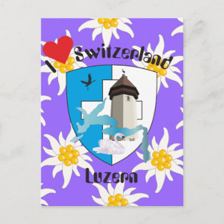 Luzern Schweiz Postkarte Postcard
