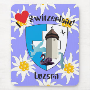 Luzern Schweiz Suisse Svizzera Switzerland Mauspad Mouse Mat