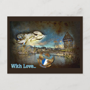LUZERN Vintage Grunge - Postcard