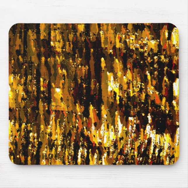 Luzes foscas de vela sob uma placa de gelo mouse mat (Front)